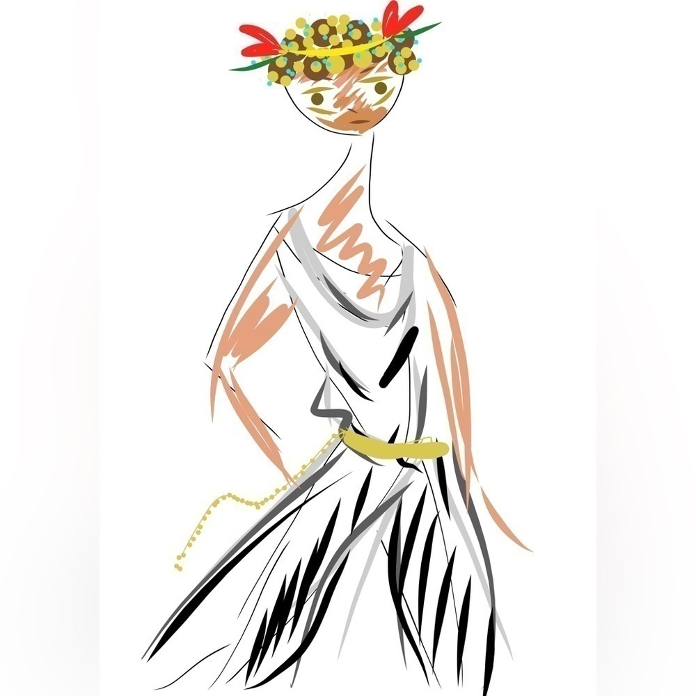 Digital art by me as a print on a4 with lamination which is not breakable
